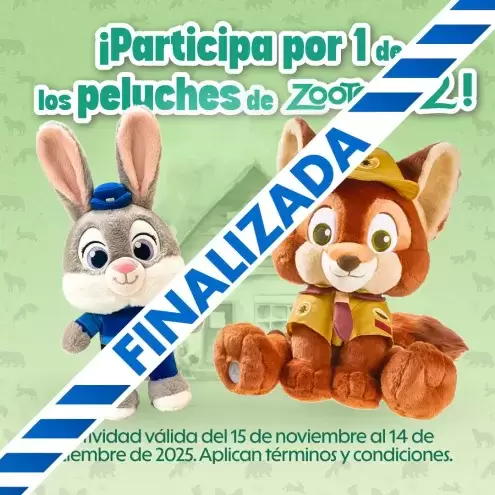 Peluches Zotopia